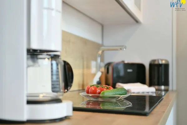 Küche / Küchenzeile Haus Inselrose Ferienwohnung Dünenröschen