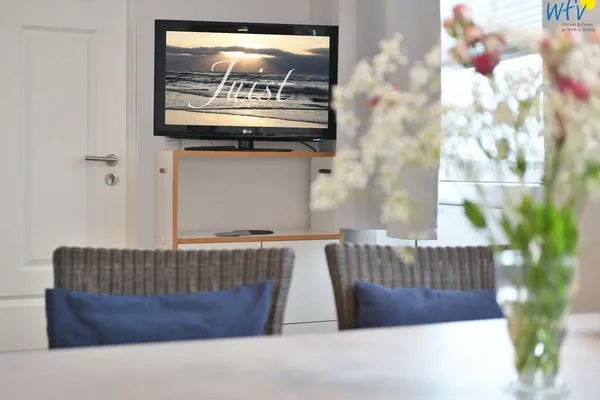 Wohnzimmer Haus Inselrose Ferienwohnung Dünenröschen