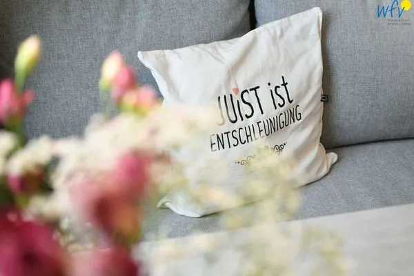 Dekoratives Detail Haus Inselrose Ferienwohnung Dünenröschen