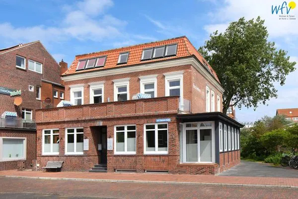 Hauptansicht Haus Inselrose Ferienwohnung Ankerrose