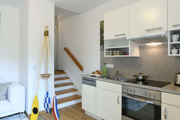 Küche / Küchenzeile Haus Inselrose Ferienwohnung Sandröschen