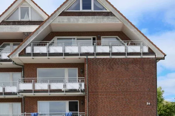 Hauptansicht Haus Klabautermann Ferienwohnung Karin's Nest