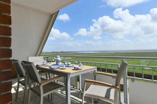 Balkon Haus Klabautermann Ferienwohnung Karin's Nest