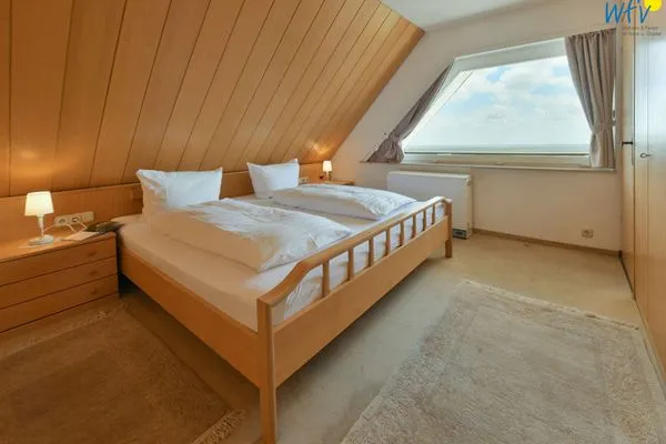 Schlafzimmer Haus Klabautermann Ferienwohnung Karin's Nest
