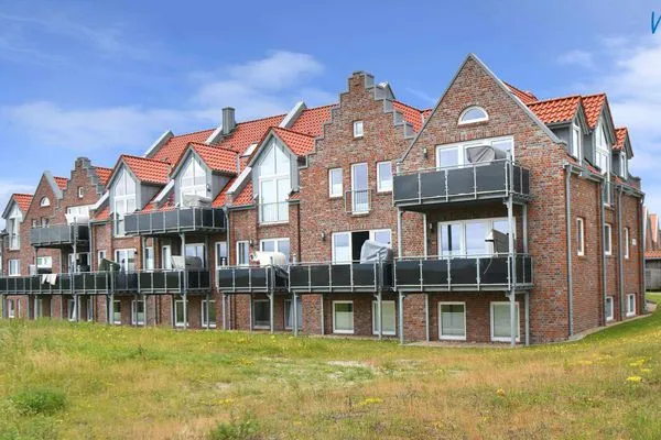 Hauptansicht Haus Kiek in't Watt Ferienwohnung Deichrausch