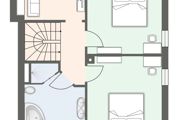 Reetdachhaus Taschenkrebs Reetdachhaus Taschenkrebs SPO Bad - Grundriss