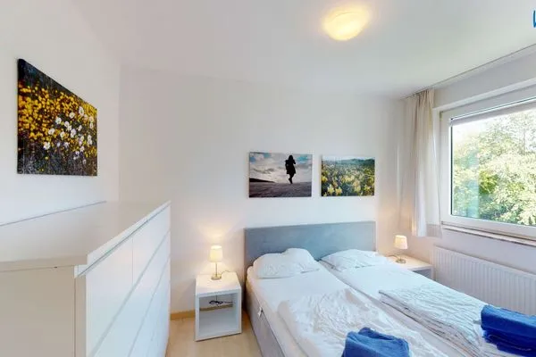 Schlafzimmer Residenz am Alten Leuchtturm Ferienwohnung 6