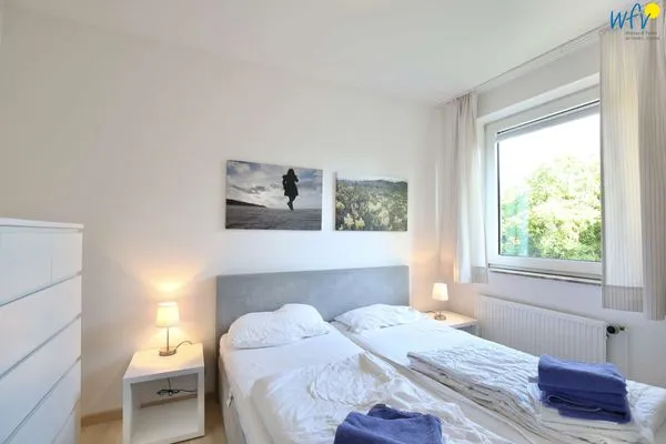 Schlafzimmer Residenz am Alten Leuchtturm Ferienwohnung 6