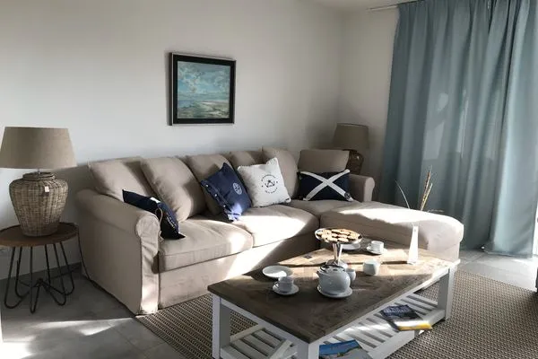 Wohnzimmer Haus *Weiße Düne* Ferienwohnung *Weiße Düne 3 / OceanView*