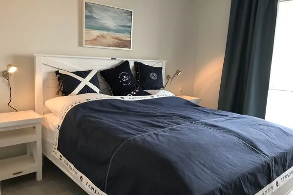 Schlafzimmer 1 Haus *Weiße Düne* Ferienwohnung *Weiße Düne 3 / OceanView*