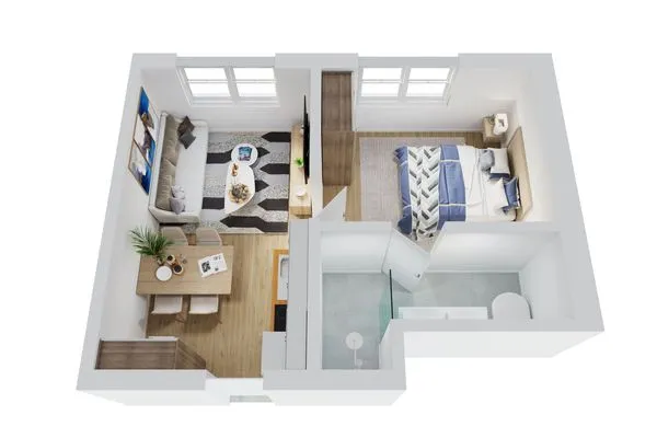 Grundriss Smart Resorts Haus Azur Ferienwohnung 808