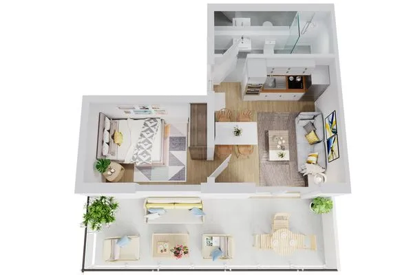 Grundriss Smart Resorts Haus Azur Ferienwohnung 806