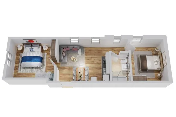 Grundriss Smart Resorts Haus Saphir Ferienwohnung 504