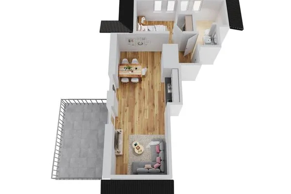 Grundriss Smart Resorts Haus Opal Ferienwohnung 406