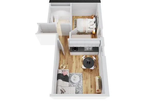 Grundriss Smart Resorts Haus Opal Ferienwohnung 404