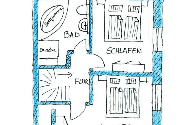  Heidehüs Friesenhaushälfte *Seestern*