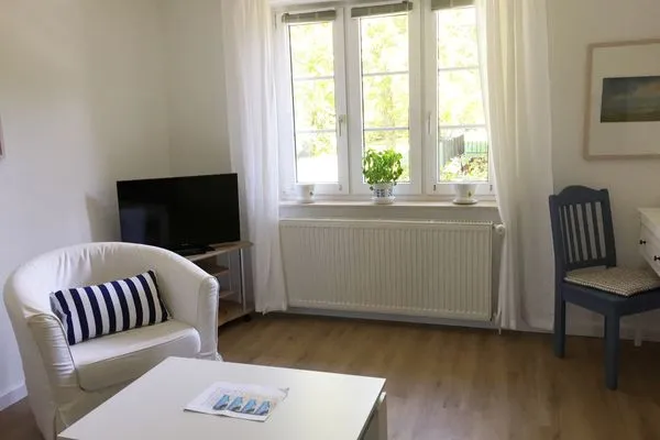 Wohnzimmer der Ferienwohnung Welle in Norddorf auf Amrum Haus Anneliese Ferienwohnung Welle