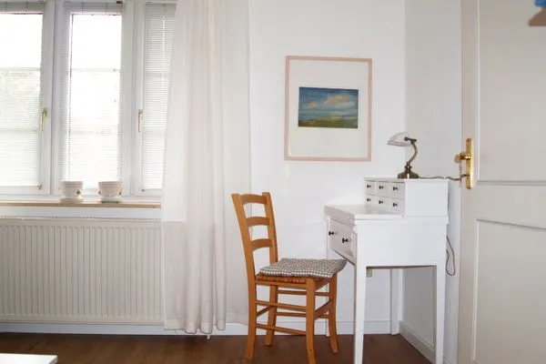 Wohnzimmer der Ferienwohnung Welle in Norddorf auf Amrum Haus Anneliese Ferienwohnung Welle