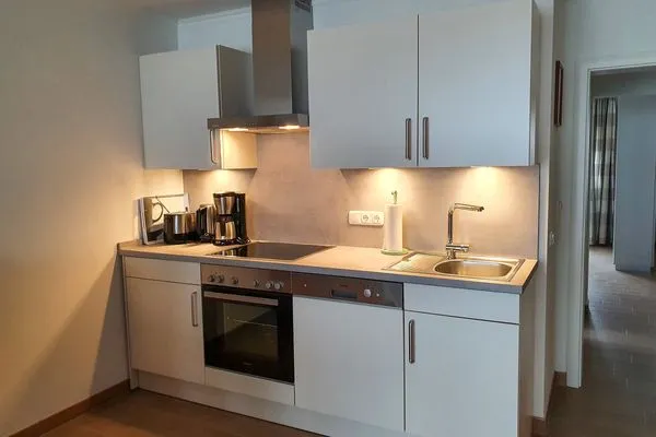 Küche in der Ferienwohnung Passat im Haus Kap Hoorn in Wittdün auf Amrum Haus Kap Hoorn Ferienwohnung Passat