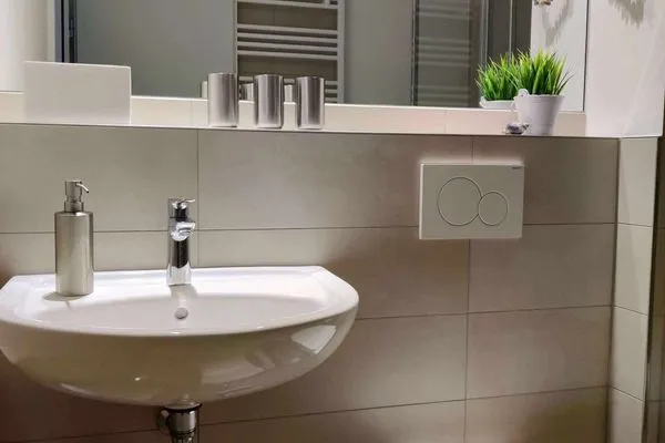 Badezimmer Residenz am Rosengarten Ferienwohnung Atempause