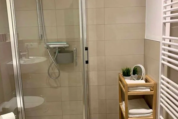 Badezimmer Residenz am Rosengarten Ferienwohnung Atempause