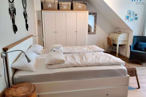 Schlafzimmer Residenz am Rosengarten Ferienwohnung Atempause