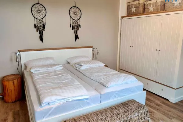 Schlafzimmer Residenz am Rosengarten Ferienwohnung Atempause