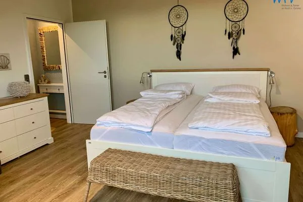 Schlafzimmer Residenz am Rosengarten Ferienwohnung Atempause