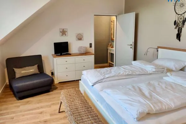 Schlafzimmer Residenz am Rosengarten Ferienwohnung Atempause