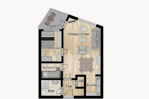Grundriss Ferienhaus Seeblick Ferienwohnung 96