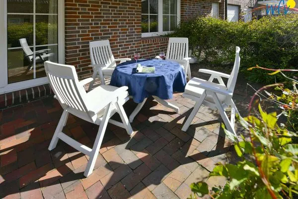 Terrasse Juist Zauber - Haus 2 Ferienwohnung Helmers