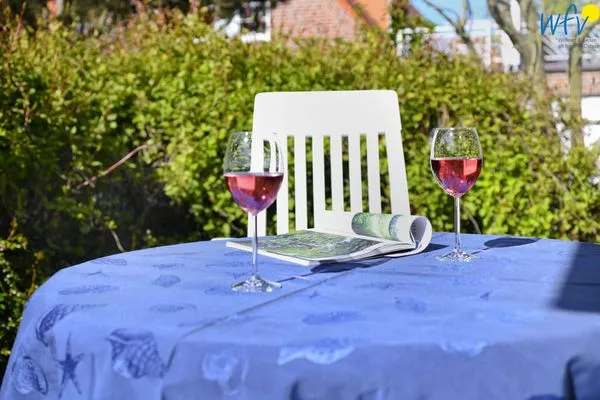 Terrasse Juist Zauber - Haus 2 Ferienwohnung Helmers
