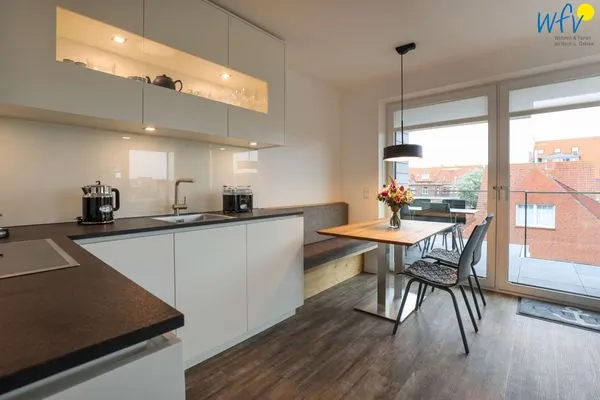 Küche / Küchenzeile Haus Talita Ferienwohnung FOXTROTT