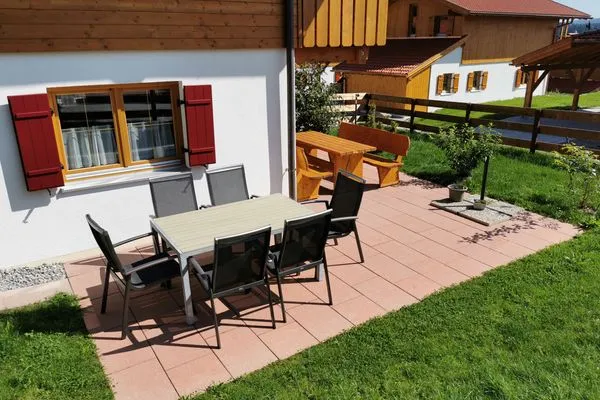 Terrasse  Alpensee - Feriendorf Via Claudia Haus 82