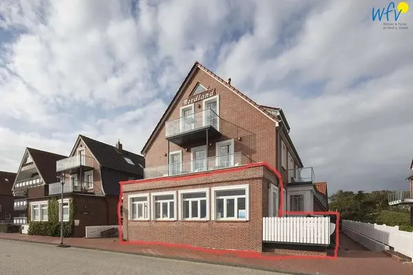 Hauptansicht Haus Nordland Ferienwohnung Wattblick 1