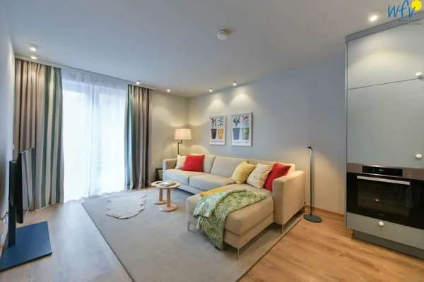 Wohnzimmer Töwerhus Ferienwohnung Segel