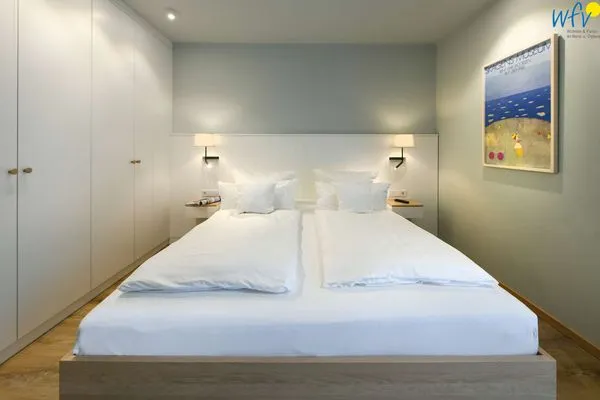 Schlafzimmer Töwerhus Ferienwohnung Segel