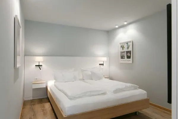 Schlafzimmer Töwerhus Ferienwohnung Seestern