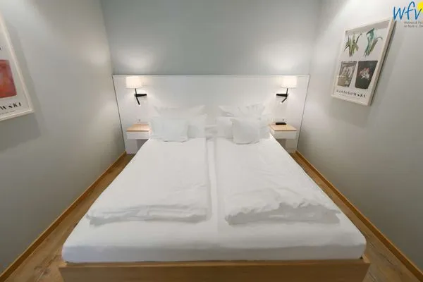 Schlafzimmer Töwerhus Ferienwohnung Seestern