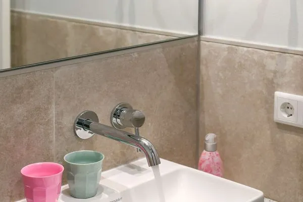 Badezimmer Töwerhus Ferienwohnung Möwe