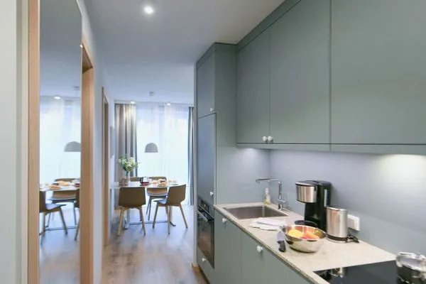 Küche / Küchenzeile Töwerhus Ferienwohnung Krabbe