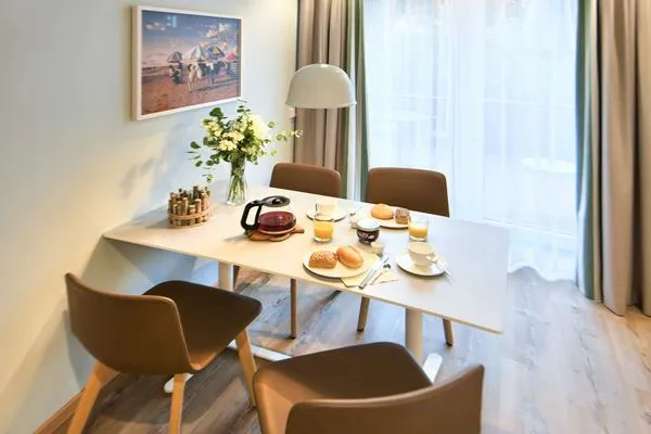 Essbereich Töwerhus Ferienwohnung Krabbe