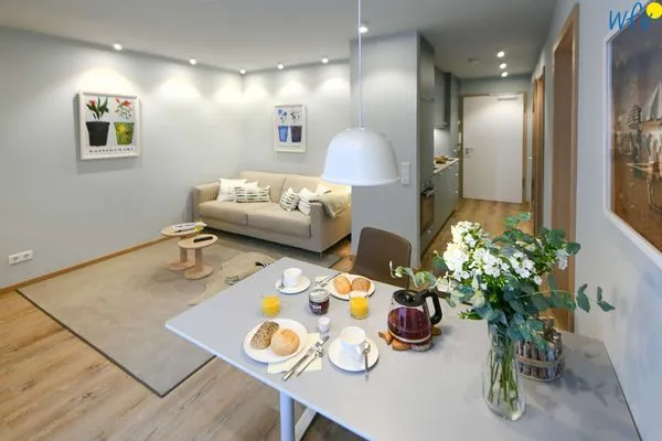 Wohnzimmer Töwerhus Ferienwohnung Krabbe