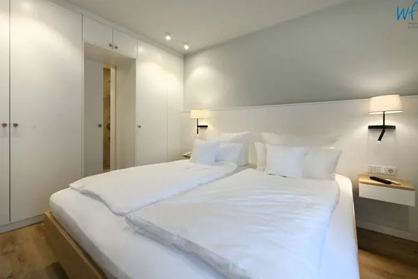 Schlafzimmer Töwerhus Ferienwohnung Krabbe