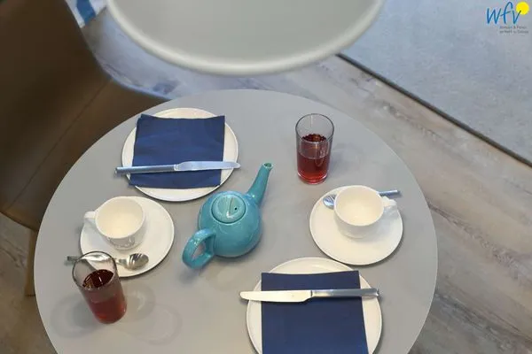 Essbereich Töwerhus Ferienwohnung Robbe