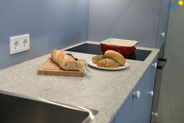 Küche / Küchenzeile Töwerhus Ferienwohnung Robbe