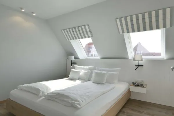 Schlafzimmer Töwerhus Ferienwohnung Bill