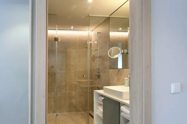 Badezimmer Töwerhus Ferienwohnung Bill