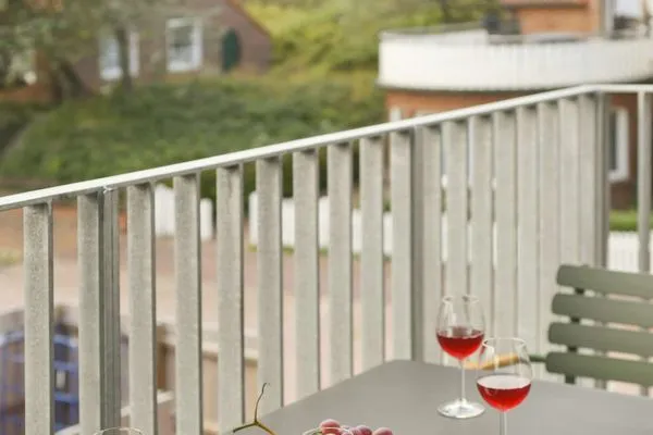 Balkon Töwerhus Ferienwohnung Memmert