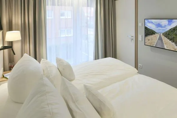 Schlafzimmer Töwerhus Ferienwohnung Memmert